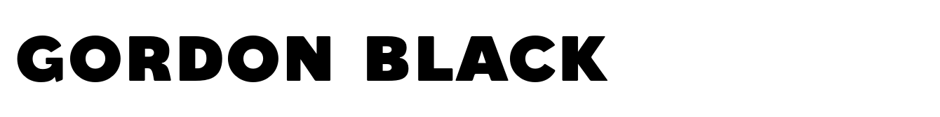 Gordon Black Font | Webfont & Desktop | MyFonts